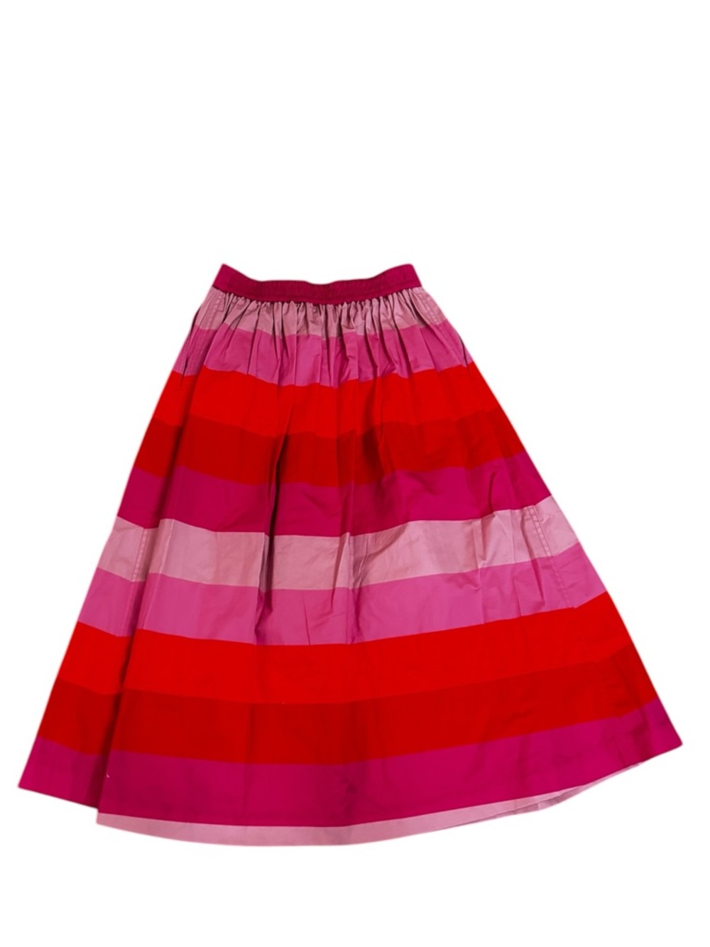 Boden Pink Verity Cotton Midi Skirt 2P - Picture 2 of 5